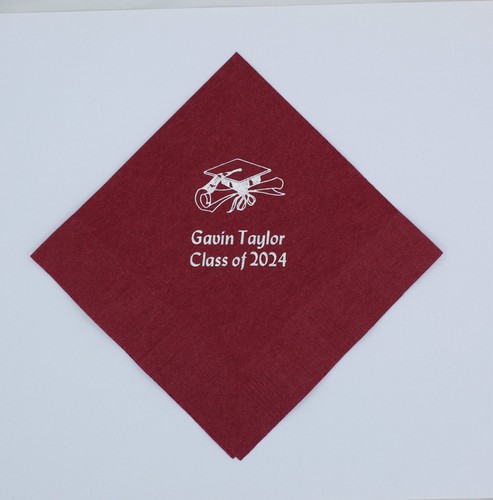 100 personalized wedding luncheon napkins baby shower birthday graduation - Picture 2 of 10