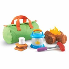 Learning Resources New Sprouts Camp Out Imaginative Play Camping Toy 11 Pieces