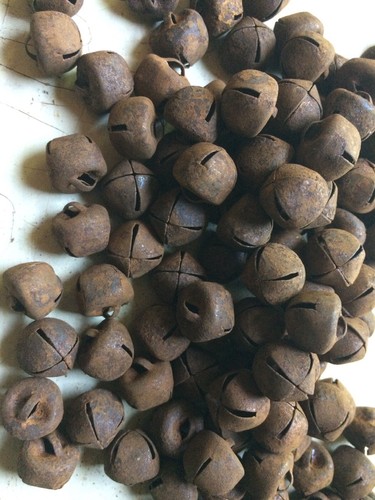 72~ Primitive Rusty Rust JINGLE BELLS Bell 12mm 1/2" in .47" Christmas Crafts * - Picture 7 of 8