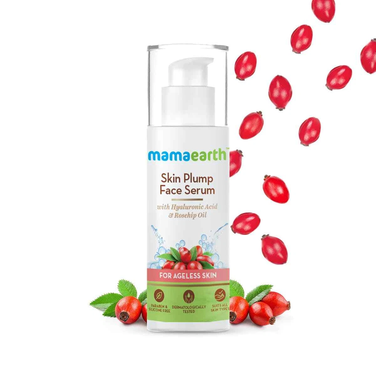 Mamaearth Skin Plump Face Serum Anti Aging Cream For Glowing