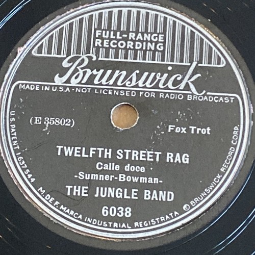 JAZZ The Jungle Band - Ellington 78 rpm Brunswick 6038 ROCKIN IN RHYTHM hot V+ - Picture 4 of 5