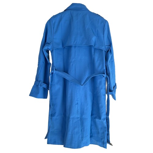 Women's Double Breasted Long Trench Coat Windproof Classic Overcoat - Picture 3 of 11