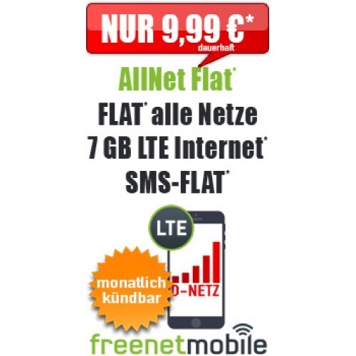 TOP Angebot - Handy ALLNet Flat 7GB - Bild 1 von 1
