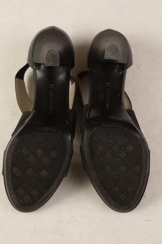 Naturalizer N5 Comfort Black Heels Sz 8.5 M Delmar Crisscross Open Toe Sandals - Picture 10 of 10