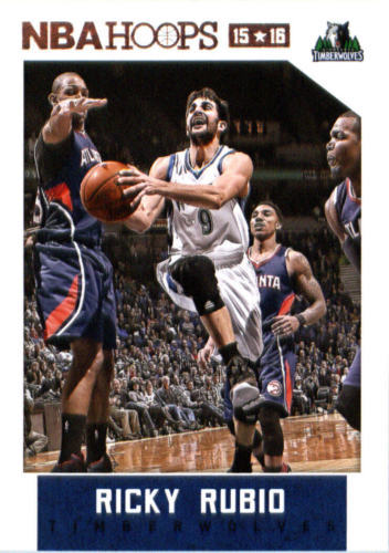 2015-16 Panini NBA Hoops #68 Ricky Rubio Minnesota Timberwolves NM Single - Picture 1 of 1