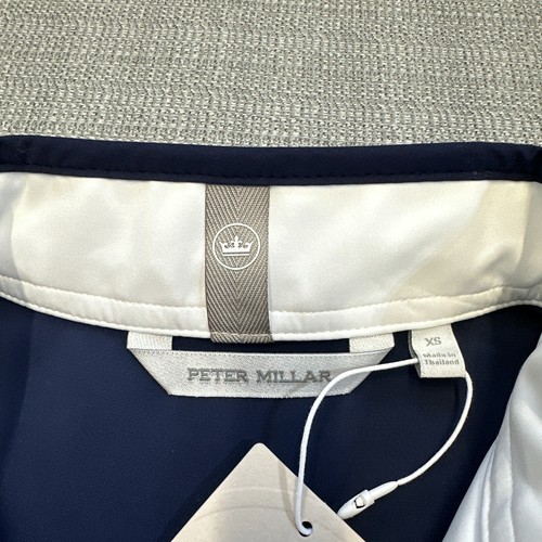 Peter Millar Vest Womens XS White Navy Paisley Hybrid Quilted Fuse Elite New - Picture 2 of 11