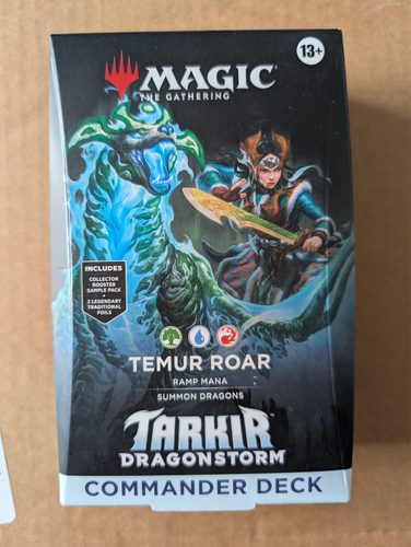MTG - Temur Roar - Commander Deck - Tarkir Dragonstorm - Sealed - Free Postage