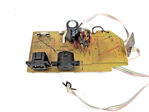 SONY CFD-CD777S CD Radio Cassette Recorder Power Board 1-670-303-11 - Picture 2 of 3