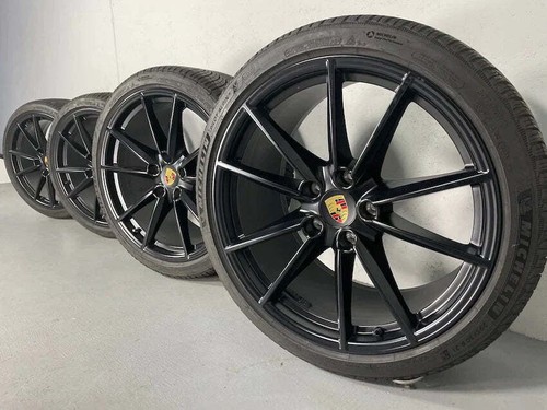 Porsche 992 20 21 inch Carrera S Winter Wheels Michelin Excellent! - Picture 1 of 7