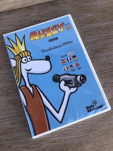 Muzzy Vocabulary DVDs Level 2 Spanish French German Italian American & British - Picture 1 of 6