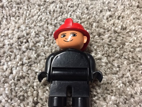 1 lego duplo fire truck worker fireman firewomen figure mini car pick - Picture 33 of 39