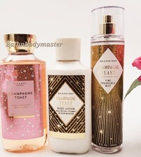 Bath and Body Works CHAMPAGNE TOAST Mist Lotion Shower Gel Bath U Choose 