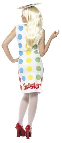 Official Licensed Ladies Twister Fancy Dress Costume UK Size 16-18 - Picture 2 of 3