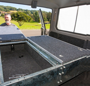 1 Metre Rear Drawer System Single Unit 4x4 Off Road Universal Fit