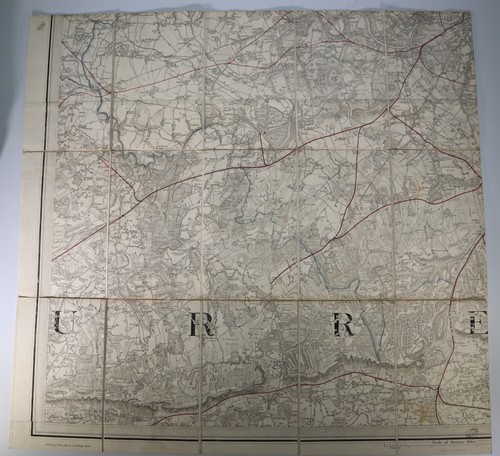 1816-19 MAPS Environs of London by Col MUDGE at the Tower 4 Sheets in a Slipcase - Picture 13 of 24