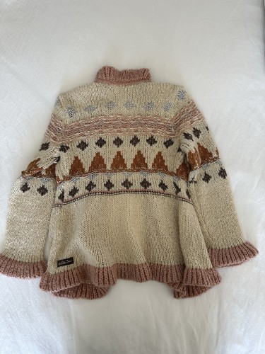 Matilda Jane Just Imagine Stefanie Knit Cardigan Sweater Size 6 And Hat Size M - Afbeelding 3 van 6