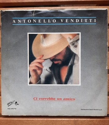 Antonello Venditti - Es bräuchte einen Freund - Nacht vor den Prüfungen - Vinyl, 7''