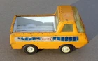 Vintage Tonka Pressed Steel Ford Econoline Pickup Truck Van Yellow