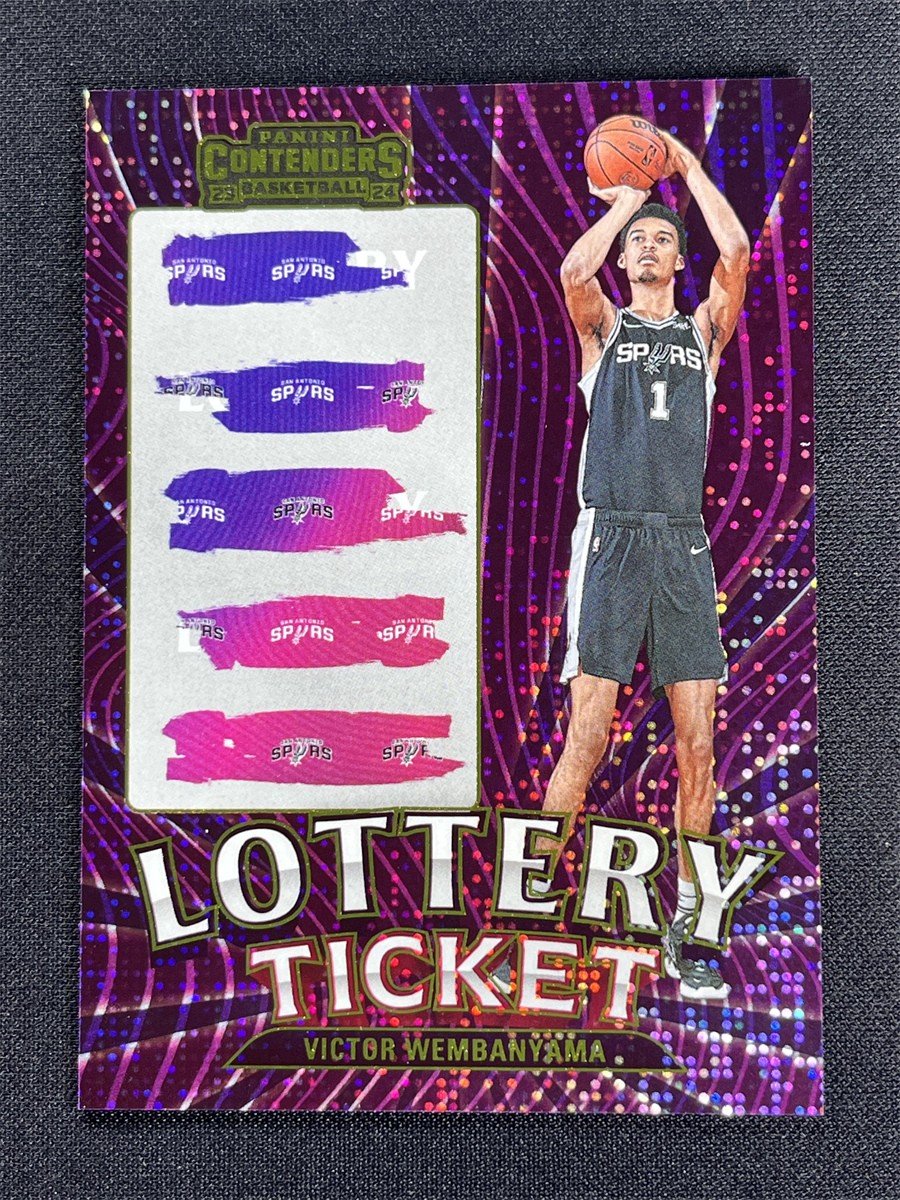 2023-24 Panini Contenders Victor Wembanyama #1 Lottery Ticket Rookie RC &09091