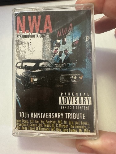 NWA Straight Outta Compton 10th Anniversary Tribute Cassette Tape Vintage 1998 - Picture 2 of 3