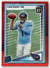 2025 Panini Donruss Cam Ward Optic Preview Red Pandora #350 TITANS RC