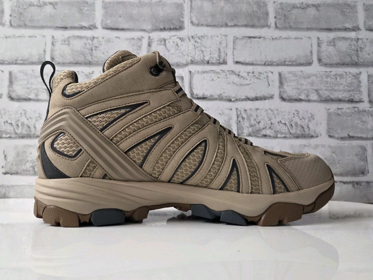 Mens sz 14 Rockrooster Bedrock Vibram  6'' Waterproof Trekking Boots OT21065