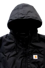 Carhartt Yukon men's hooded loose fit jacket insulated large black LJKTC748