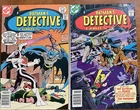 Vintage DC Detective Comics book lot 468 473  1977 Robin Penguin Calculator JLA