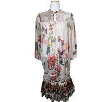 Roberto Cavalli Silk Floral Dress 44~55 38556984