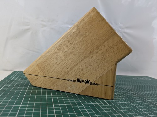 Vintage Solid Wood Knife Block | Richardson Sheffield Ltd - Picture 2 of 14