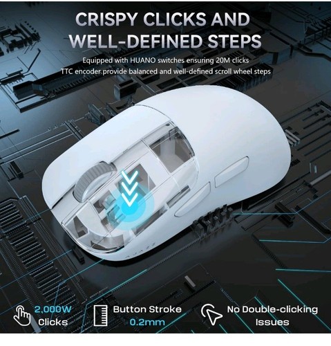 AJ099 PRO X SUPERLIGHT Wireless Gaming Mouse,Ultra-Light(56g),Pixart - Picture 10 of 10