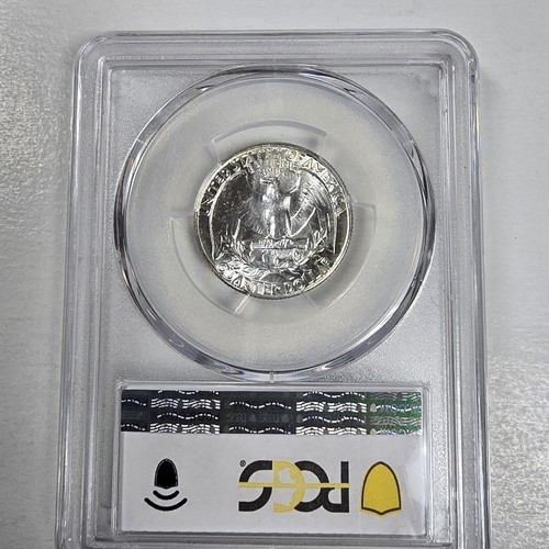 Moneda de 25c de cuarto de plata Washington 1963 MS65 PCGS EE. UU. - Imagen 4 de 12