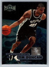 1997-98 Metal Universe - Tim Duncan #72 (RC) - HOF NM-MT *TEXCARDS*