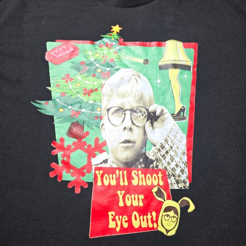 T-shirt maglietta Ralphie A Christmas Story You'll Shoot Your Eye Out adulto 3XL - Foto 2 di 7