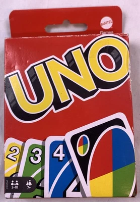 Mattel Games UNO Kartenspiel Klassiker Gesellschaftsspiel 2-10 Spieler W2087 - Bild 1 von 4