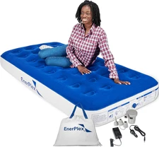 Camping Air Mattress with Built in Pump - Twin Blow up Mattress for Travel Guest