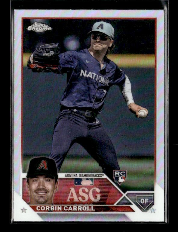 2023 Topps Chrome Update #ASGC-34 Corbin Carroll Rookie 2023 All-Star Game