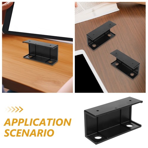 Laptop Stand under Desk Holder Shelf Clamp Deskside Storage Rack - Photo 4/12