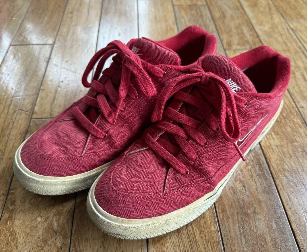 Baskets Nike SB GTS QS Supreme toile rouge homme taille 9,5 US 2015