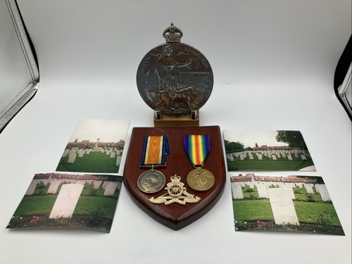 British WW1 Medal Lot inc Death Plaque British War Medal Allied Victory Medal