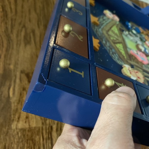 Kurt S Adler Magnetic Christmas Nativity Advent Calendar Wood with 24 Magnets - Picture 8 of 8