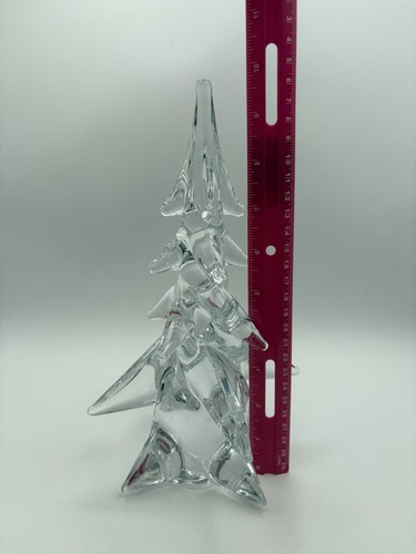 Vintage "10 Weihnachtsbaum VOLL Bleikristall Kunst Glas Herzstück SIGMA JAPAN #3 - Bild 2 von 5