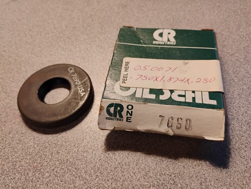 CR-Dichtungen SKF 7690 0,75" x 1,874" x 0,250" Einlippen-Öldichtung - schneller Versand - Bild 1 von 2