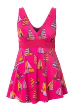 Ulla Popken Damen große Größen Badekleid S...