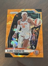 2024 Panini Prizm WNBA #118 Orange Ice Prizm DiJonai Carrington Connecticut Sun