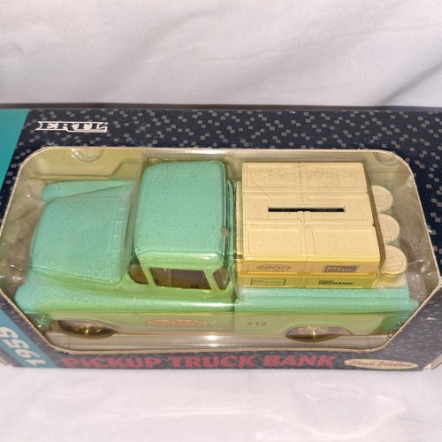 ERTL True Value Hardware 1955 Pickup Truck Coin Bank 1/25 Scale Die-Cast Metal - Picture 2 of 4
