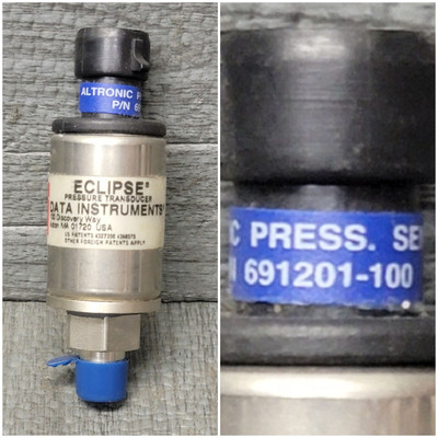New ALTRONIC 691201-100 Pressure Sensor (Transducer) Eclipse 9251401 No Box
