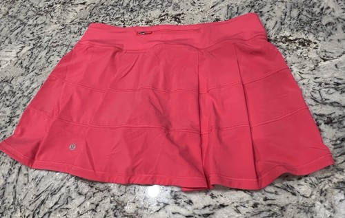 Jupe Lululemon femme 8 brillant à lèvres rythme rival taille moyenne doublée longue athlétisme