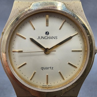 JUNGHANS 彫金　置時計　944g高さ17.5㎝　東Y6-0711①トヒエ JUNGHANS 彫金 置時計 944g高さ17.5㎝ 東Y6-0711①トヒエ