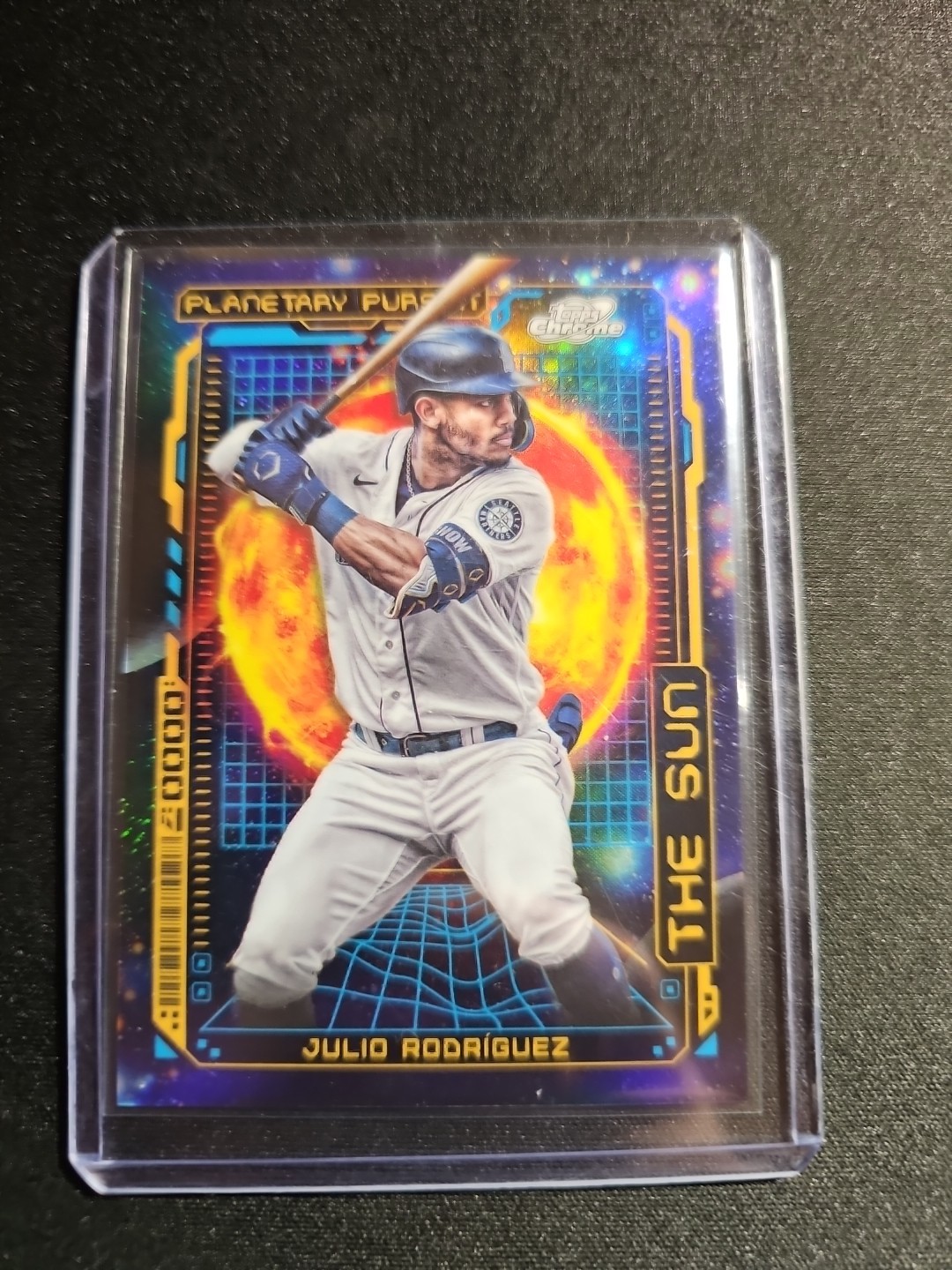 2023 Topps Cosmic Chrome - Planetary Pursuit Julio Rodriguez #PPS-9 Sun